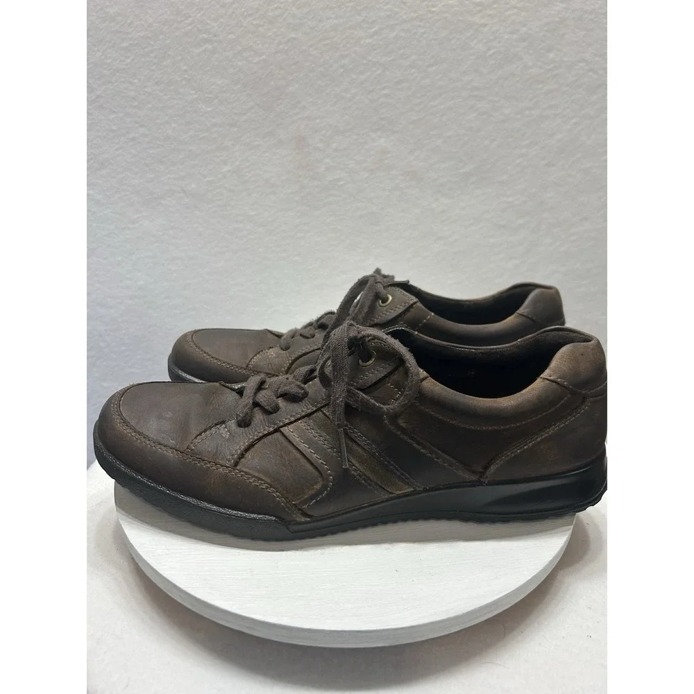 ECCO Shock Point Men's Size EU 46/US 13 Brown Leather‎ Shoes